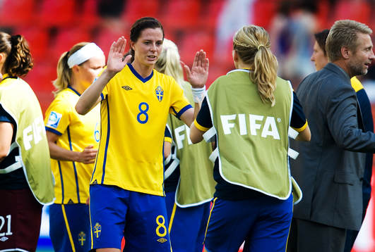 Lotta Schelin,  jubel