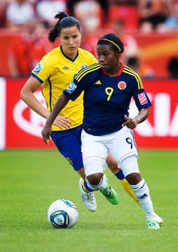 Jessica Landström, Sverige, Carmen Rodallega, Colombia