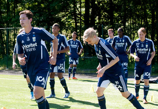 Philip Haglund, IFK Göteborg, tränar med truppen