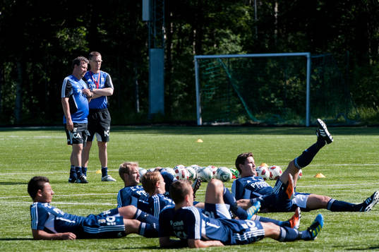 Jonas Olsson, tränare IFK Göteborg, Stefan Rehn,