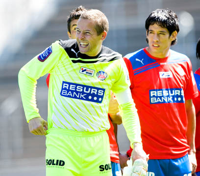 Daniel Andersson, målvakt, Helsingborg, glad att vara