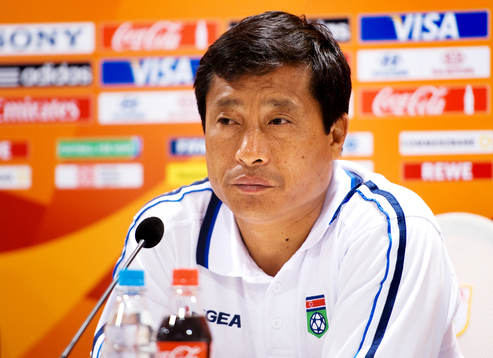 Kwang Min Kim, förbundskapten, Nordkorea
