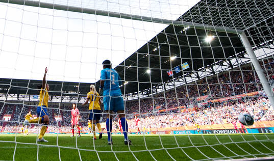 Sverige, jubel, 1-0