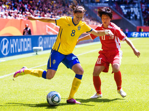 Lotta Schelin, Sverige, Ye Gyong Ri, Nordkorea