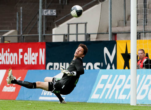 Mattias Hugosson, målvakt Gefle, släpper in 1-3