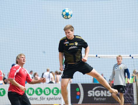 Bläddra bland fler bilder av Fotboll, Åhus Beach soccer: Beachfotboll, IFK Hässleholm - Nor