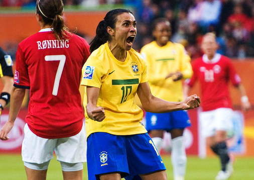 Marta, Brasilien, jubel