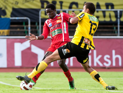 Patrick Osiako, Mjällby, Mathias Ranégie, Häcken