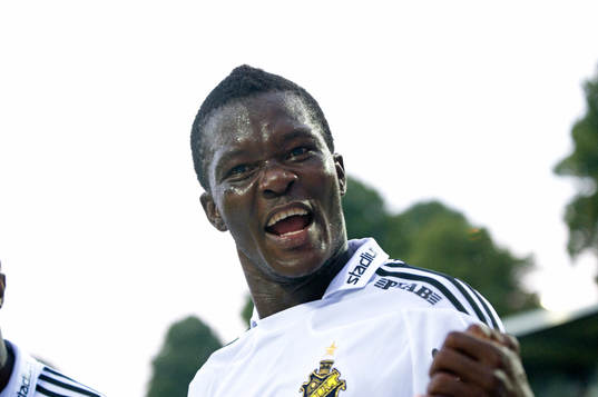 1-3 Ibrahim Bangura, AIK, jubel