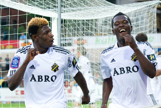 1-3 Ibrahim Bangura, AIK, som jubel
