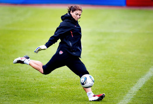 Hope Solo, målvakt, USA