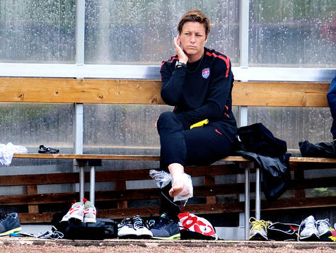 Abby Wambach, USA, skada
