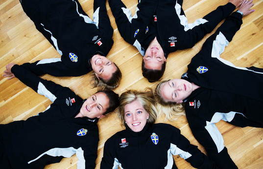 Sofia Lundgren, målvakt, Linda Sembrant, Lisa Dahlkvist,