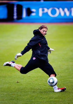 Hope Solo, målvakt, USA