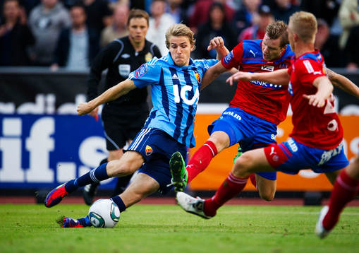 Johan Oremo, Djurgården, skjuter mot mål