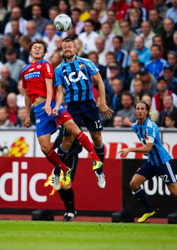 Simon Thern, Helsingborg, och Mattias Jonson, Djurgården,