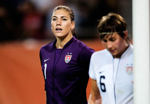 Hope Solo, målvakt, USA