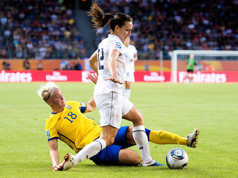 Nilla Fischer, Sverige, Lauren Cheney, USA