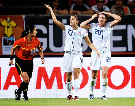 Alex Morgan, Abby Wambach, USA