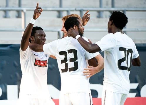 Majeed Waris, Häcken, jubel