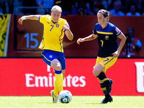 Sara Larsson, Sverige, Heather Garriock, Australien