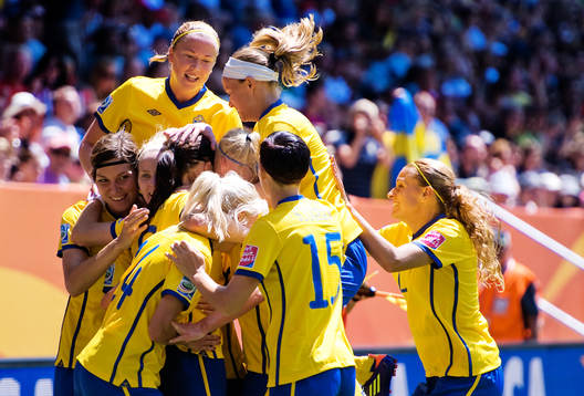 Sverige, jubel. 3-1