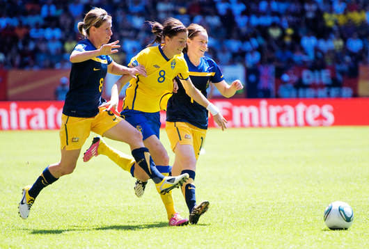 Elise Kellond Knight, Australien, Lotta Schelin, Sverige,