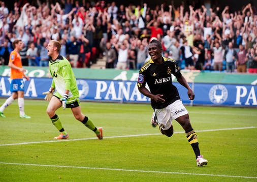 Teteh Bangura, AIK, jubel
