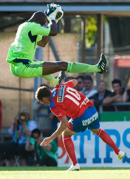 Alexander Gerndt, Helsingborg och Pa Dembo Touray,