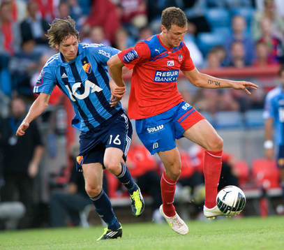 Alexander Gerndt, Helsingborg, rycker loss från Kasper