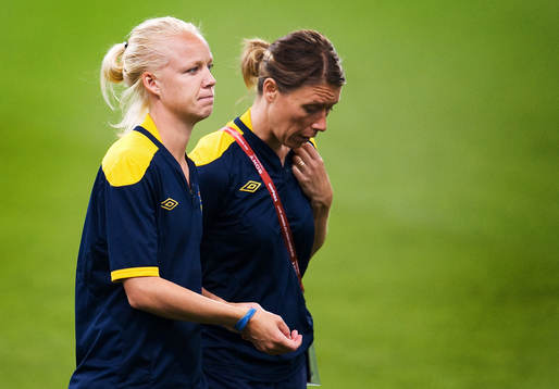 Caroline Seger, Karin Schröder, sjukgymnast