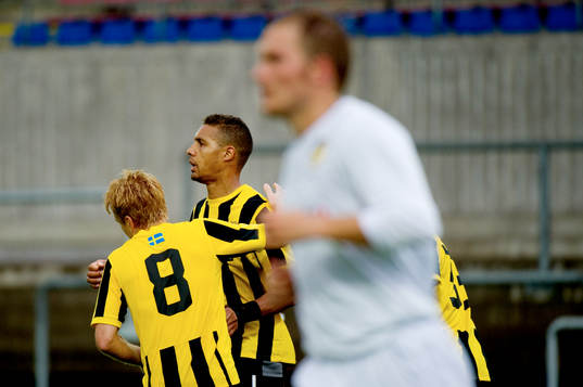 Mathias Ranegie, Häcken, jubel, 1-0, straff