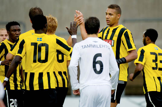 Mathias Ranegie, Häcken, jubel, 1-0, straff
