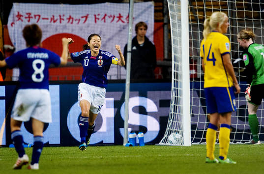 Homare Sawa, Japan, jubel