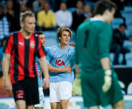 1-0 Dardan Rexhepi, Malmö, jubel