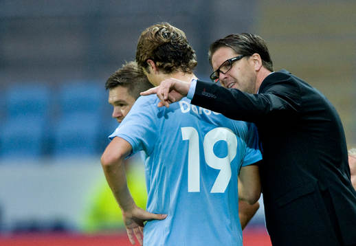 Dardan Rexhepi, Malmö och Rickard Norling, tränare, Malmö