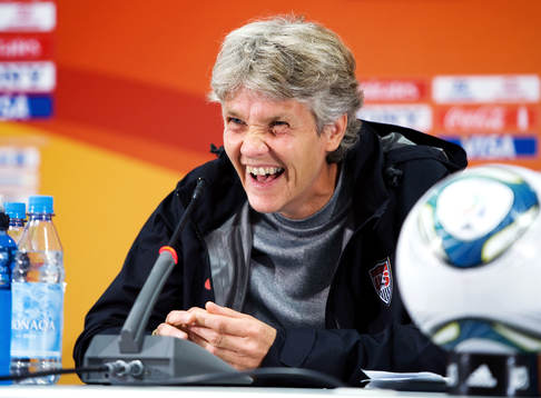 Pia Sundhage, förbundskapten, USA