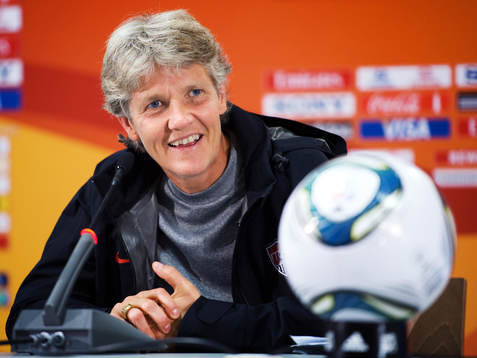 Pia Sundhage, förbundskapten, USA