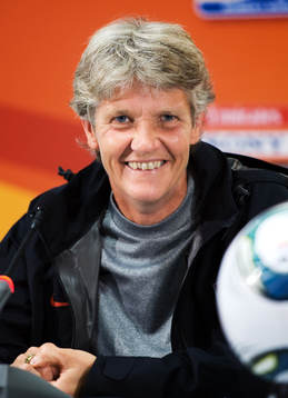 Pia Sundhage, förbundskapten, USA