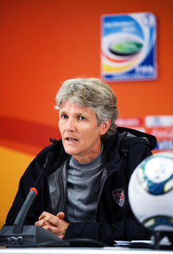 Pia Sundhage, förbundskapten, USA
