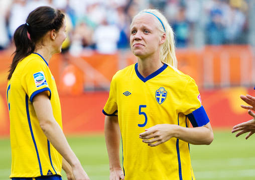 Caroline Seger, Sverige, glädje, tårar. VM-Brons, brons