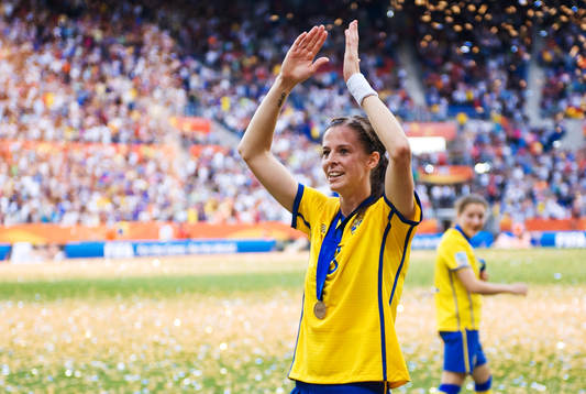 Lotta Schelin, Sverige, jubel, VM-Brons, brons