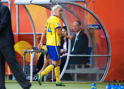 Josefine Öqvist, Sverige, rött kort, utvisad, utvisning