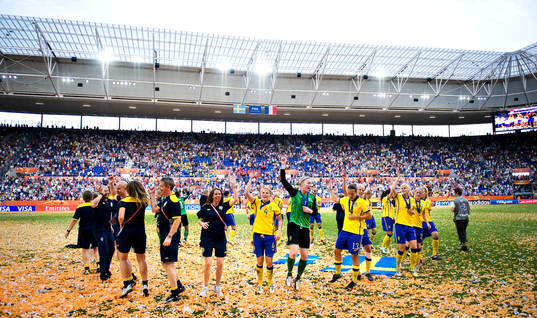 Sverige, jubel, glädje, VM-Brons, brons, dans