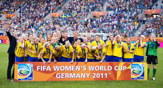 Sverige, jubel, VM-Brons, brons, lagbild