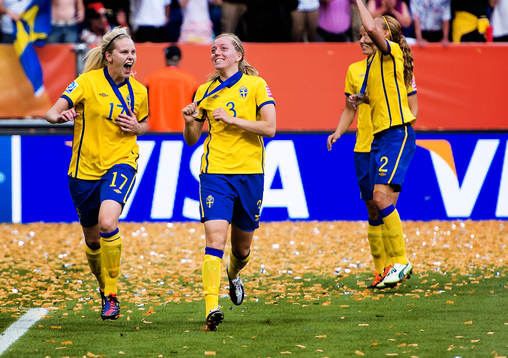 Lisa Dahlkvist, Linda Sembrant, Sverige, jubel, glädje,