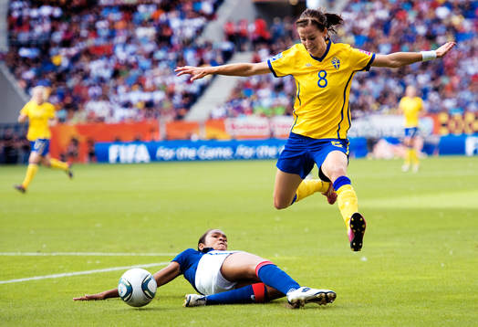 Wendie Renard, Frankrike, Lotta Schelin, Sverige