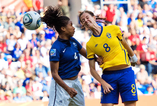Laura Georges, Frankrike, Lotta Schelin, Sverige