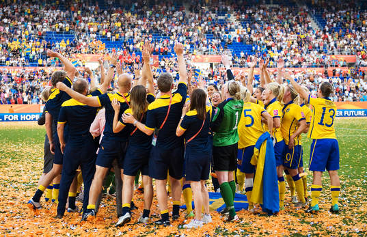 Sverige, jubel, glädje, VM-Brons, brons