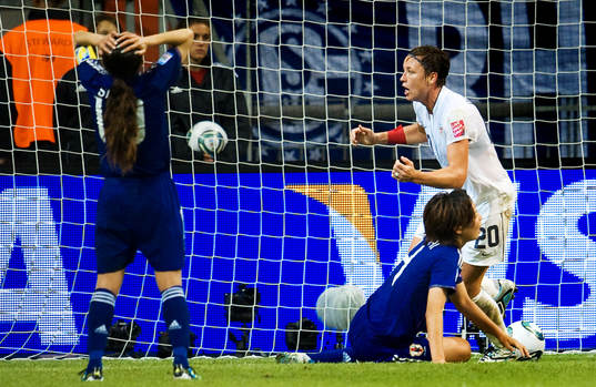Abby Wambach, USA, jubel, 1-2